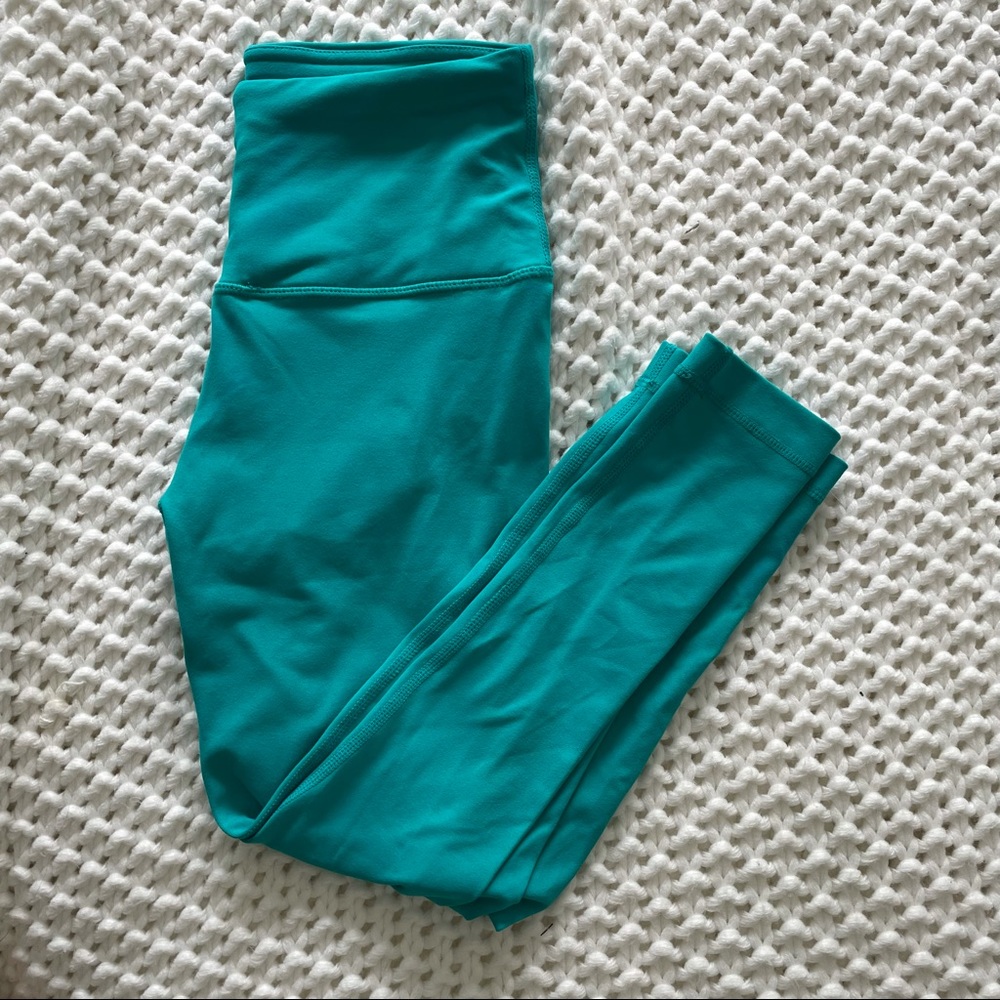 90 DEGREE BY REFLEX Turquoise Leggings